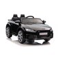 Audi TTRS vienvietīgs elektroauto bērniem, melns cena un informācija | Bērnu elektroauto | 220.lv