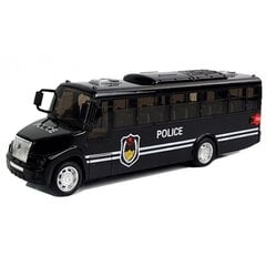 Policijas autobuss Lean Toys, Melns цена и информация | Игрушки для мальчиков | 220.lv