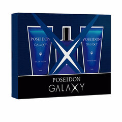 Parfimērijas komplekts vīriešiem Poseidon Poseidon Galaxy, 3 gb. cena un informācija | Vīriešu smaržas | 220.lv