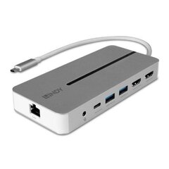Lindy DST-Mx Duo USB-C 43360 cena un informācija | Adapteri un USB centrmezgli | 220.lv