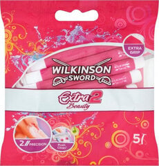 Одноразовые бритвенные станки Wilkinson Sword, 5 штук цена и информация | Косметика и средства для бритья | 220.lv