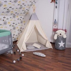 Bērnu indiāņu telts ar spilveniem Springos, 160x120x100 cm cena un informācija | Bērnu rotaļu laukumi, mājiņas | 220.lv