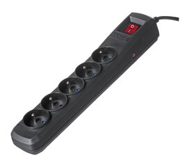 Pagarinātājs, Activejet black power strip with cord ACJ COMBO 5G 1,5M/BEZP.AUTO/CZ цена и информация | Удлинители | 220.lv