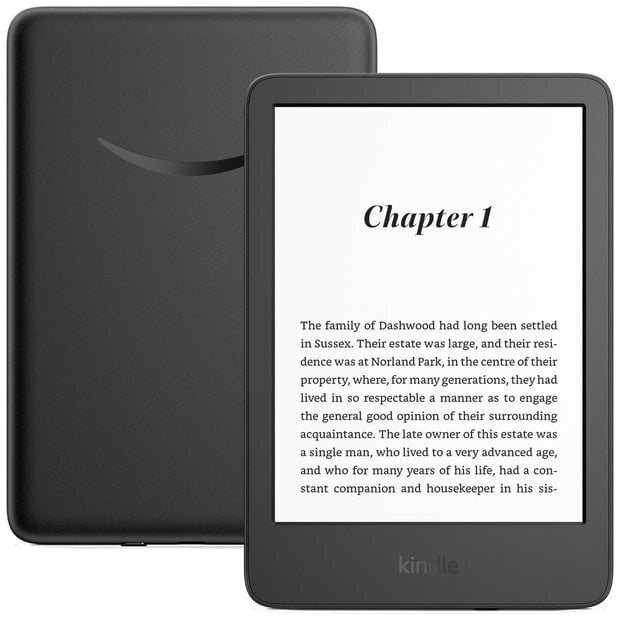 Amazon Kindle 2022 11th Gen WiFi 16GB, black cena un informācija | E-grāmatu lasītāji | 220.lv