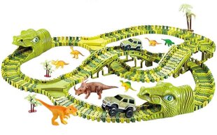 Dinosaur Track Toys Bērnu attīstošā trase цена и информация | Игрушки для мальчиков | 220.lv
