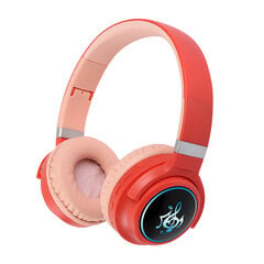 Austiņas GJBY - Bluetooth HZ-BT633 Sarkans-rozā цена и информация | Наушники с микрофоном Asus H1 Wireless Чёрный | 220.lv