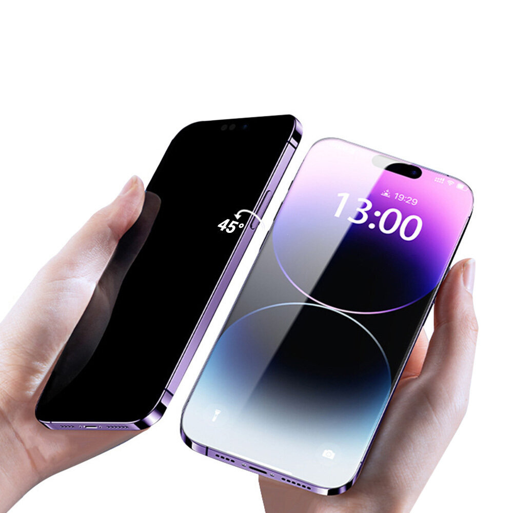 Aizsargstikls Privacy Glass - iPhone 12 / 12 Pro cena un informācija | Ekrāna aizsargstikli | 220.lv