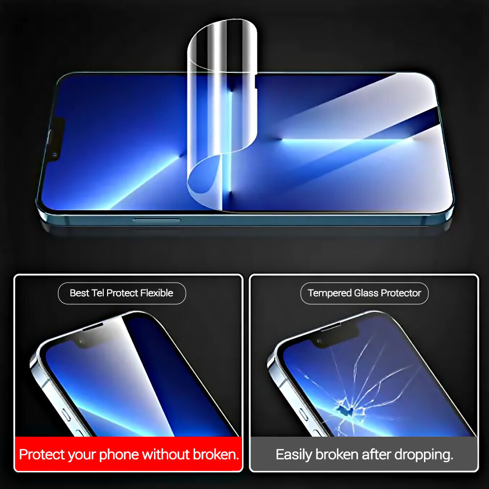 Ekrāna aizsargs Best Flexible Hybrid - iPhone 11 / XR cena un informācija | Ekrāna aizsargstikli | 220.lv
