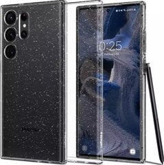 Vāciņš SPIGEN Liquid Crystal Glitter   - Samsung Galaxy S23 Ultra, caurspīdīgs cena un informācija | Telefonu vāciņi, maciņi | 220.lv