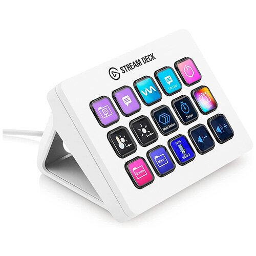 Elgato Stream Deck MK.2 White cena un informācija | Dj pultis | 220.lv