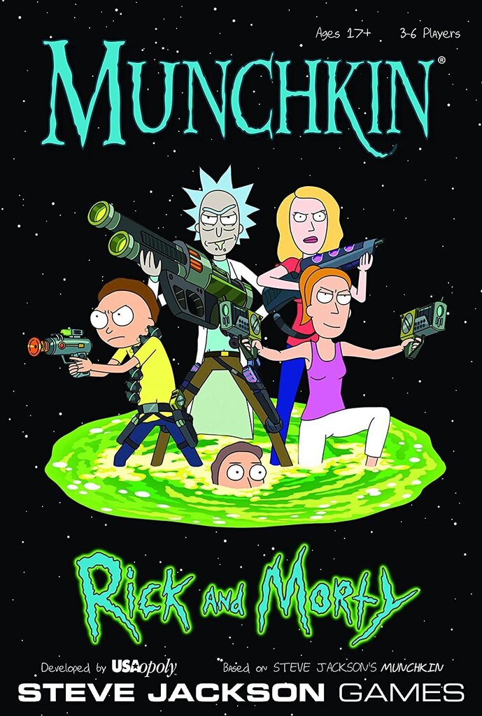 Kārtis Munchkin Rick and Morty цена и информация | Galda spēles | 220.lv