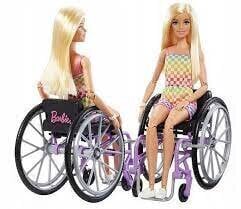 Модная кукла Барби в инвалидной коляске цена и информация | Игрушки для девочек | 220.lv