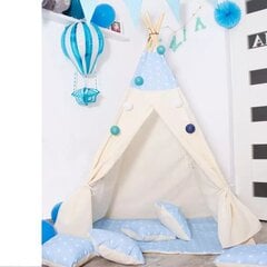 Детская индейская палатка Springos с облаками цена и информация | Детские игровые домики | 220.lv