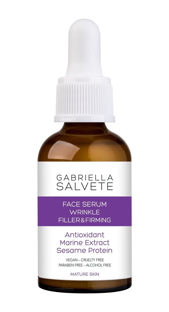 Serums Gabriella Salvete Face Serum Wrinkle Filler & Firming, 30 ml cena un informācija | Serumi sejai, eļļas | 220.lv