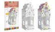 Krāsojama saliekamā 3D māja, 32 cm cena un informācija | Modelēšanas un zīmēšanas piederumi | 220.lv