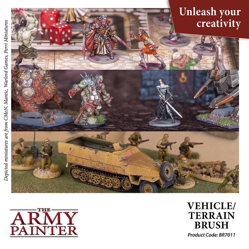 Ota Wargamer Brush: Transportlīdzekļi un ainavas cena un informācija | Modelēšanas un zīmēšanas piederumi | 220.lv