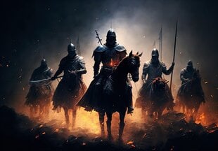 Consalnet Фотообои флизелиновые Knights 312 x 219 cm 14564VEXXL цена и информация | Фотообои | 220.lv