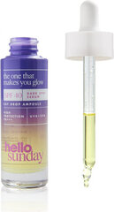 Sejas serums Hello Sunday The One That Makes You Glow Dark Spot SPF 40 (30 ml) цена и информация | Сыворотки для лица, масла | 220.lv