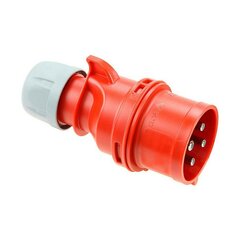 Socket plug Solera 902144a CETAC Sarkans IP44 32 A 400 V Gaisa cena un informācija | Elektrības slēdži, rozetes | 220.lv