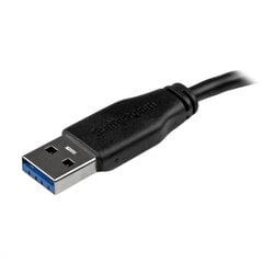 USB to mikro USB kabelis Startech USB3AUB50CMS  Melns cena un informācija | Savienotājkabeļi | 220.lv