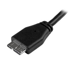 USB to mikro USB kabelis Startech USB3AUB3MS   Melns cena un informācija | Savienotājkabeļi | 220.lv