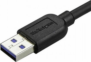 USB to mikro USB kabelis Startech USB3AU50CMRS  Melns cena un informācija | Savienotājkabeļi | 220.lv