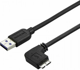 USB to mikro USB kabelis Startech USB3AU50CMRS  Melns цена и информация | Кабели для телефонов | 220.lv