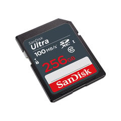 SanDisk Ultra memory card 256 GB SDXC UHS-I Class 10 cena un informācija | Atmiņas kartes fotokamerām | 220.lv