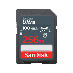 SanDisk Ultra memory card 256 GB SDXC UHS-I Class 10 цена и информация | Карты памяти для фотоаппаратов | 220.lv