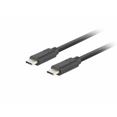 USB-C Kabelis Lanberg CA-CMCM-32CU-0005-BK cena un informācija | Savienotājkabeļi | 220.lv
