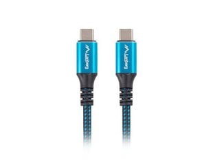 Kabelis USB C Lanberg 1,2 m Melns цена и информация | Кабели для телефонов | 220.lv