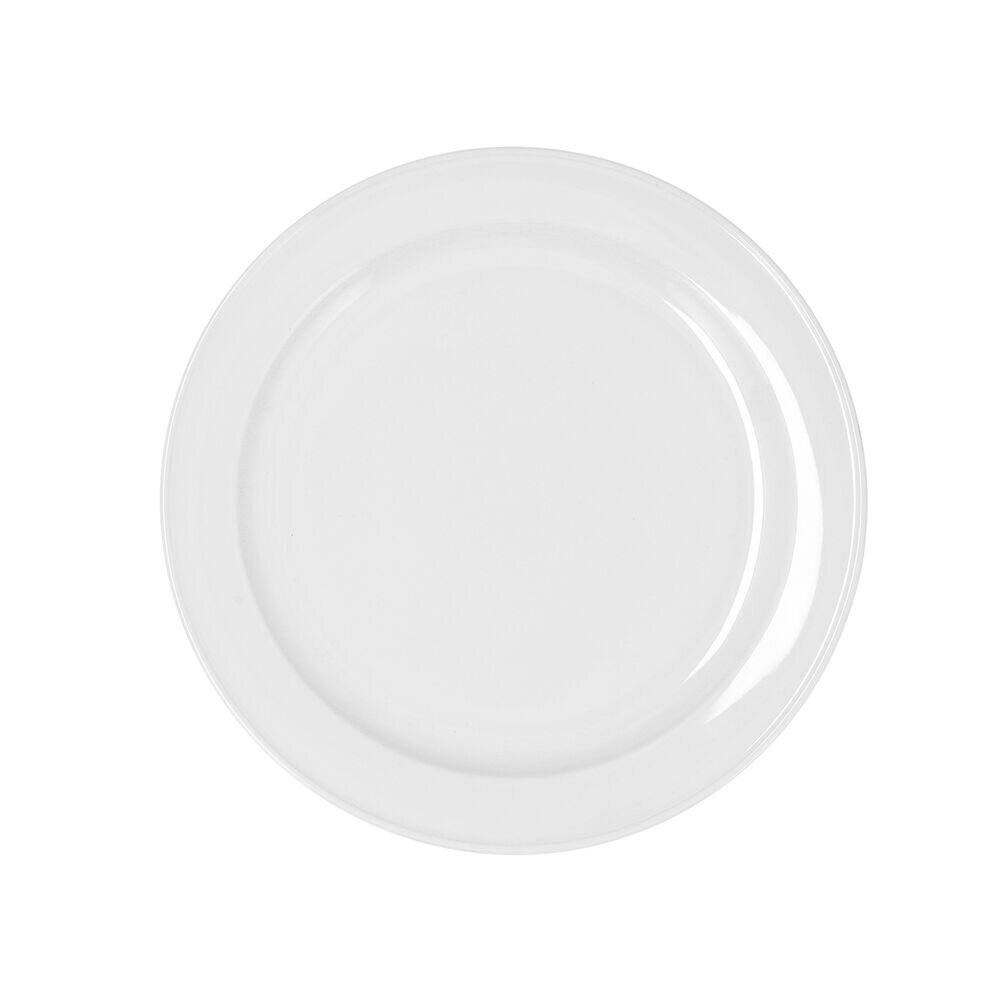 Šķīvis Bidasoa Glacial Keramika Balts (24 cm) (Pack 6x) cena un informācija | Trauki, šķīvji, pusdienu servīzes | 220.lv