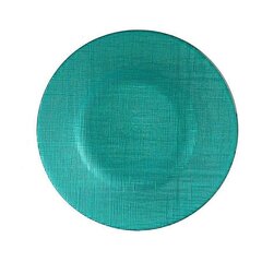Šķīvis Tirkīzs Stikls 6 gb. (21 x 2 x 21 cm) cena un informācija | Trauki, šķīvji, pusdienu servīzes | 220.lv