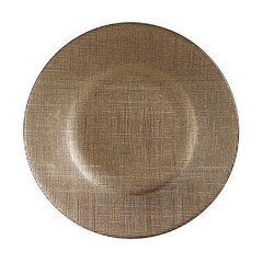 Šķīvis Bronza Stikls 6 gb. (21 x 2 x 21 cm) цена и информация | Посуда, тарелки, обеденные сервизы | 220.lv