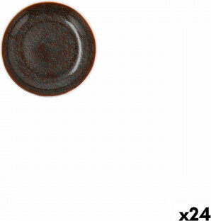 Šķīvis Ariane Decor Keramika Brūns (10 cm) (24 gb.) cena un informācija | Trauki, šķīvji, pusdienu servīzes | 220.lv