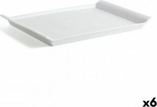 Поднос Quid Gastro Fresh Прямоугольный Керамика Белый (36 x 25 cm) (6 штук) цена и информация | Посуда, тарелки, обеденные сервизы | 220.lv