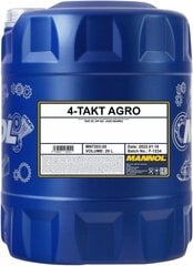 Mannol 4-Takt Agro SAE 30 API SG, 20 Liteer cena un informācija | Motoreļļas | 220.lv