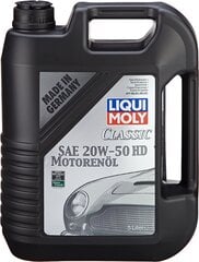 Liqui Moly Klasiskā Motorenöl Sae 20W-50 HD 1129 motoreļļa, 5l cena un informācija | Motoreļļas | 220.lv