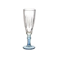 Šampanieša glāze Exotic Stikls Zils 6 gb. (170 ml) cena un informācija | Glāzes, krūzes, karafes | 220.lv