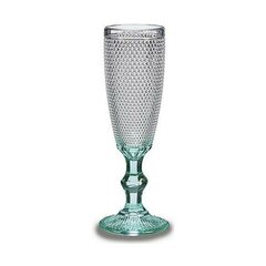 Šampanieša glāze Punkti Caurspīdīgs Tirkīzs Stikls 6 gb. (185 ml) cena un informācija | Glāzes, krūzes, karafes | 220.lv