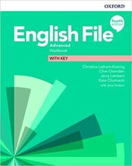 English File (4th Edition) Advanced Workbook with Key цена и информация | Учебный материал по иностранным языкам | 220.lv