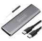 Adapteris M.2 SSD slots USB-C m2 SATA korpuss Zenwire cena un informācija | Cieto disku somas un apvalki | 220.lv