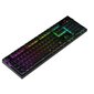 DreamKey RGB melns mehāniskā tastatūra (US, Kailh Red switch) cena un informācija | Klaviatūras | 220.lv