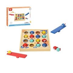 Koka galda spēle bērniem "Lidojošās zivis", Tooky Toy cena un informācija | Attīstošās rotaļlietas | 220.lv