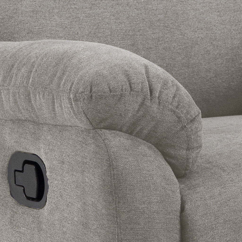 Armchair SABIA recliner, light grey cena un informācija | Atpūtas krēsli | 220.lv