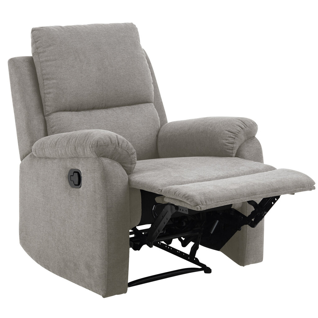 Armchair SABIA recliner, light grey cena un informācija | Atpūtas krēsli | 220.lv