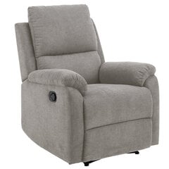 Кресло с откидной спинкой SABIA, светло-серое цена и информация | Кресла в гостиную | 220.lv