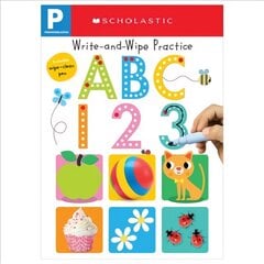 ABC 123 Write and Wipe Flip Book: Scholastic Early Learners (Write and Wipe) cena un informācija | Grāmatas mazuļiem | 220.lv