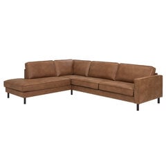 Corner sofa LUCAS LC brown цена и информация | Угловые диваны | 220.lv