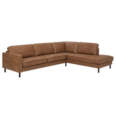 Corner sofa LUCAS RC brown цена и информация | Угловые диваны | 220.lv